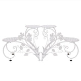 Outdoor Indoor Metal Flower Pots Planter Plant Stands Garden Shelf Racks