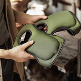 Professional Neoprene Garden Knee Pads - Adjustable Elastic Cushioned Protection for Gardening, Flooring, Housework and Outdoor Landscaping - Green 2 Pairs