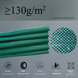 400L(Calibre80*80cm) Heavy Duty Collapsible Garden Waste Bags (Set of 2) - Large Reusable Yard Leaf Bin