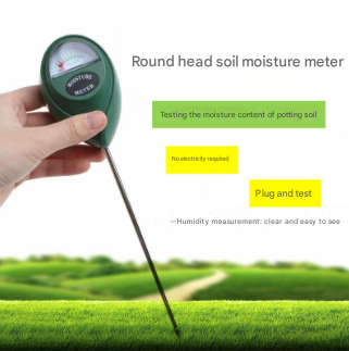 2 Pcs Black Soil Moisture Meter - Accurate Plant Water Monitor for Garden & Potted Plants, No Batteries Needed