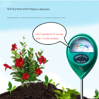2 Pcs Black Soil Moisture Meter - Accurate Plant Water Monitor for Garden & Potted Plants, No Batteries Needed