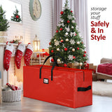 Red 135*34*68CM Durable Dustproof Christmas Tree Storage Bag