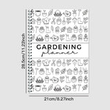 Garden Planner Journal & Plant Care Log Book with Layout Grids Watering Schedule and Budget Tracker for Indoor and Outdoor Gardening