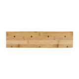 Bamboo Wall Hooks and Shelf