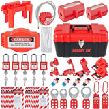 Lockout Tagout Kits - Electrical Loto Kit for Electrical Risk Removal - 42 PCS