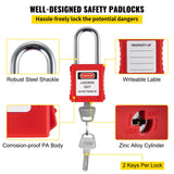 Lockout Tagout Kits - Electrical Loto Kit for Electrical Risk Removal - 42 PCS