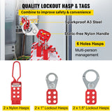 Lockout Tagout Kits - Electrical Loto Kit for Electrical Risk Removal - 42 PCS