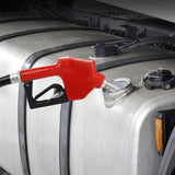 Fuel Transfer Pump, 12V DC, 10 GPM, 8 m Lift, Portable Electric Diesel Transfer Extractor Pump Kit with Automatic Shut-off Nozzle, Delivery & Suction Hose for Diesel, Kerosene, Transformer Oil