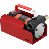 Fuel Transfer Pump, 12V DC, 10 GPM, 8 m Lift, Portable Electric Diesel Transfer Extractor Pump Kit with Automatic Shut-off Nozzle, Delivery & Suction Hose for Diesel, Kerosene, Transformer Oil