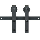 VEVOR 8FT Sliding Barn Door Hardware Closet Track Kit for Single Door J Hanger