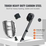 VEVOR 8FT Sliding Barn Door Hardware Closet Track Kit for Single Door J Hanger