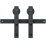VEVOR 8FT Sliding Barn Door Hardware Closet Track Kit for Single Door J Hanger