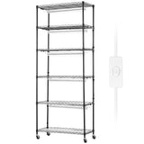 VEVOR DIY Plant Stand with Grow Lights 6 Tiers 192W 70.9" Tall Plant Grow Shelf
