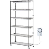 VEVOR Plant Stand with Grow Light 6 Tiers 180W 180 cm  Indoor Plant Grow Shelf