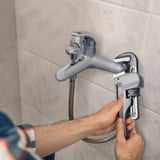 VEVOR Pipe Wrench, 14" Aluminum Straight Pipe Wrench, Automatic Jaw Adjustment, Adjustable Plumbing Wrench, Easy to Carry, Ergonomic Handle, Hangable Design, for Water Pipes, Automotive Repairs