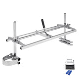 Chainsaw Mill, Portable Sawmill 14"-48" Guide Bar, Galvanized Steel Chainsaw Planking Mill with 0.2"-11.81" Cutting Thickness, Wood Lumber Cross Cutting Saw Mill for Builders and Woodworkers
