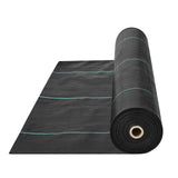 5FTx250FT Premium Heavy Duty Weed Barrier Landscape Fabric, 5OZ Woven Geotextile Fabric Under Gravel, High Permeability for Weed Blocker Weed Mat, Driveway Fabric, Weed Control Garden Cloth