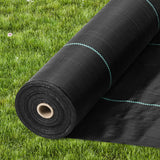 Weed Barrier Landscape Fabric, 6*300FT Heavy Duty Garden Weed Fabric, Woven PP Weed Control Fabric, Driveway Fabric, Geotextile Fabric for Landscaping, Ground Cover, Weed Blocker Weed Mat, Black