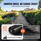Weed Barrier Landscape Fabric, 6*300FT Heavy Duty Garden Weed Fabric, Woven PP Weed Control Fabric, Driveway Fabric, Geotextile Fabric for Landscaping, Ground Cover, Weed Blocker Weed Mat, Black