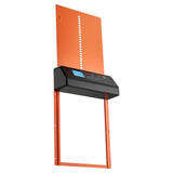 Automatic Chicken Coop Door, Battery Powered Chicken Coop Door with Timer & Manual Setting, Anti-Pinch Security, Durable Aluminum Alloy, Chick Run Gate Opener with Waterproof Sealing, Orange