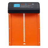 Automatic Chicken Coop Door, Battery Powered Chicken Coop Door with Timer & Manual Setting, Anti-Pinch Security, Durable Aluminum Alloy, Chick Run Gate Opener with Waterproof Sealing, Orange