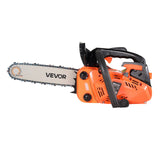 25 cc Gas Chainsaw, 305 mm Gas Powered Chainsaw, 0.75 kW Power Chain Saw with Non-Slip Handle, Gas-Powered Chainsaws with Dual Fuel Tanks, For Wood Cutting, Tree Trimming, and Land Clearing