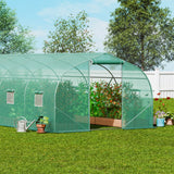 Heavy Duty Walk-in Tunnel Greenhouse - 30ft x 10ft - Galvanized Steel