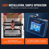 CNC Router Machine, 120W, 3 Axis GRBL Control Wood Engraving Carving Milling Machine Kit, 11.81 x 7.87 x 2.83 in / 300 x 200 x 72 mm Working Area 1200 RPM for Wood Acrylic MDF PVC Plastic Foam