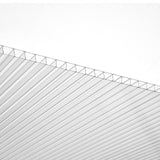 VEVOR 15 Pack Polycarbonate Greenhouse Panels, 2' X 4' X 0.24'' Roof Panels Sheets, Waterproof UV Protected Corrugated Plastic Roofing, Impact Resistance Clear Roofing Sheets for Greenhouse/Garden