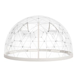 Garden Dome Tent, 3.6 x 2.2 m Outdoor Clear Bubble Tent for 4-7 Person, Weatherproof Geodesic Dome Greenhouse with Window, PVC Igloo Tents for Backyard Patios Camping Party Wedding