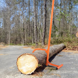 Timberjack, 48 in, Heavy Duty Log Lifter with Metal Handle, Log Roller with Adjustable Cant Hook, Logging Tools Log Jack for Logs Ups to 15" Dia, Timber Jack for Rolling Cutting Lifting Logs
