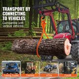 VEVOR Log Skidding Tongs, 81.3cm 2 Claw Log Lifting Tongs, Heavy Duty Steel Lumber Skidding Tongs, 700 kg Loading Capacity, Log Lifting, Handling, Dragging & Carrying Tool