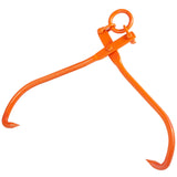 VEVOR Log Skidding Tongs, 81.3cm 2 Claw Log Lifting Tongs, Heavy Duty Steel Lumber Skidding Tongs, 700 kg Loading Capacity, Log Lifting, Handling, Dragging & Carrying Tool