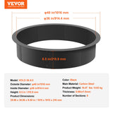 Fire Pit Ring Round Inner Steel Liner DIY Campfire Firepit