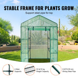Walk-in Green House | 4.6 x 2.4 x  6.7 ft | PE Cover | Green