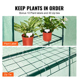Walk-in Green House | 4.6 x 2.4 x  6.7 ft | PE Cover | Green