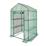 Walk-in Green House | 4.6 x 2.4 x  6.7 ft | PE Cover | Green