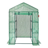 Walk-in Green House | 4.6 x 2.4 x  6.7 ft | PE Cover | Green