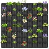 72 Pockets Vertical Garden Planter – Wall-Mounted Hanging Planter for Indoor & Outdoor Use, Perfect for Growing Flowers & Vegetables