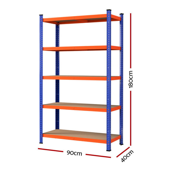1.8M Garage Shelving | Warehouse Rack | Giantz