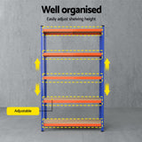 5 x 1.8M Garage Shelving Warehouse Rack | Giantz