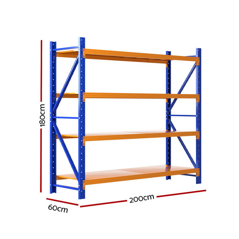 Garage Rack | 2Mx1.8M | Warehouse Shelving | Giantz