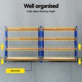 4Mx2M Garage Shelving Warehouse Rack | Giantz