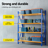 Giantz 4Mx2.4M Garage Shelving Warehouse Rack