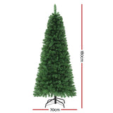 Jingle Jollys 1.8M Pre-lit Christmas Tree 8 Mode Multi Colour 200 LED Light Xmas