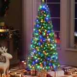 Jingle Jollys 1.8M Pre-lit Christmas Tree 8 Mode Multi Colour 200 LED Light Xmas