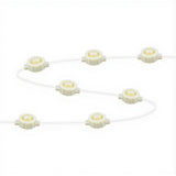 Jingle Jollys 15M Christmas Lights Permanent String Eaves Light 36 LED Decoration