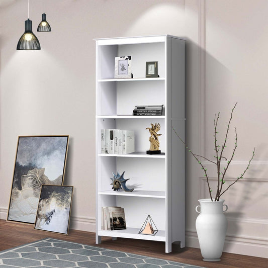 Baby & Kids > Kid's Furniture > Kid's Bookcases & Shelves - BEANCA 5 Shelf Bookcase - Garden Yard