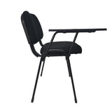 Baby & Kids > Kid's Furniture > Kid's Desks - NNECN Lecture Chair with Table Top for Classroom Lecture Training Conference (Set of 6 - Black) - Garden Yard