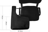 Baby & Kids > Kid's Furniture > Kid's Desks - NNECN Lecture Chair with Table Top for Classroom Lecture Training Conference (Set of 6 - Black) - Garden Yard